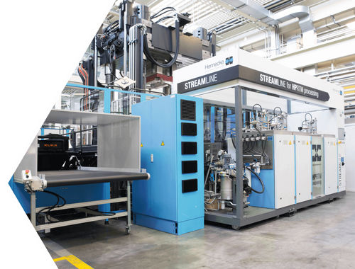 Linea di produzione automatica - HP-RTM - Hennecke GROUP - per cantiere di costruzione