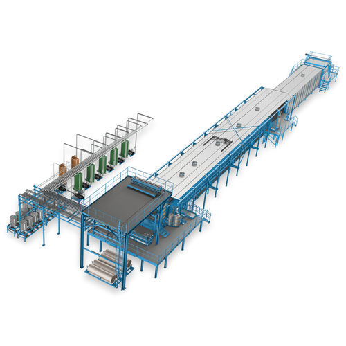 Linea di produzione di blocchi di schiuma morbida in PUR - QFM - Hennecke GROUP - in continuo