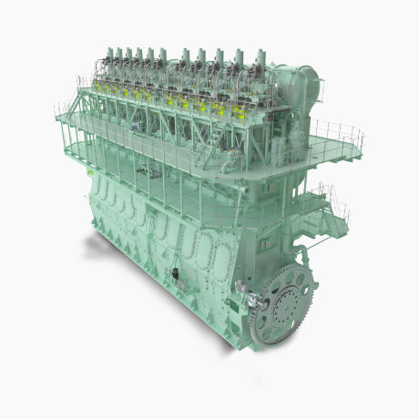 Motore GPL - ME-GI - Hyundai Heavy Industries-Marine Engine - marino / ad alto rendimento / 2 tempi