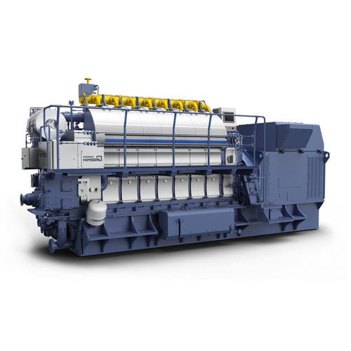 Motore termico bicombustibile - H22CDF series - Hyundai Heavy Industries-Marine Engine - diesel / a gas / multicilindro