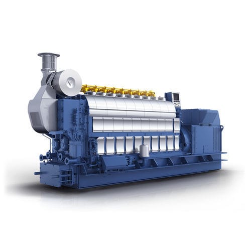 Motore termico bicombustibile - H27DF series - Hyundai Heavy Industries-Marine Engine - diesel / a gas / multicilindro