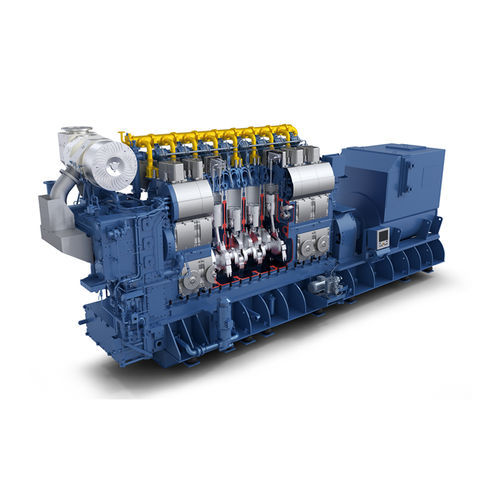 Motore termico bicombustibile - H35DF series - Hyundai Heavy Industries-Marine Engine - a gas / diesel / multicilindro