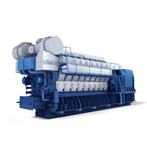 Motore termico bicombustibile - H35DFV series - Hyundai Heavy Industries-Marine Engine - diesel / a gas / multicilindro