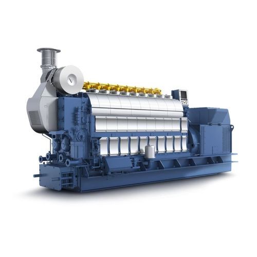 Motore termico bicombustibile - H54DFV series - Hyundai Heavy Industries-Marine Engine - diesel / a gas / multicilindro