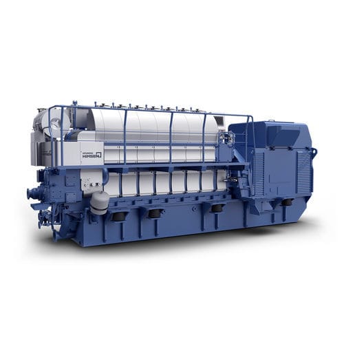 Motore diesel - H21C series - Hyundai Heavy Industries-Marine Engine - multicilindro / per gruppo elettrogeno / marino