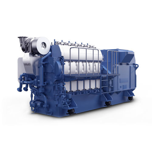 Motore diesel - 6H21M - Hyundai Heavy Industries-Marine Engine - a 6 cilindri / per gruppo elettrogeno / marino