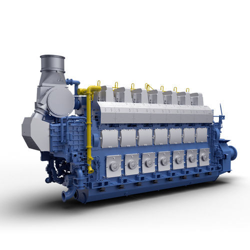Motore termico bicombustibile - H54DF series - Hyundai Heavy Industries-Marine Engine - diesel / a gas / multicilindro