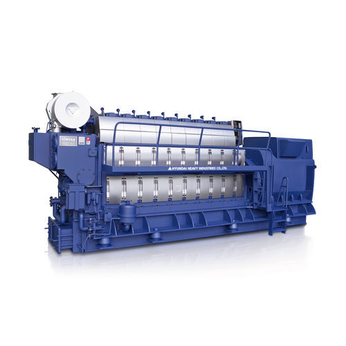 Motore diesel - H21/32 series - Hyundai Heavy Industries-Marine Engine - a benzina / multicilindro / per gruppo elettrogeno