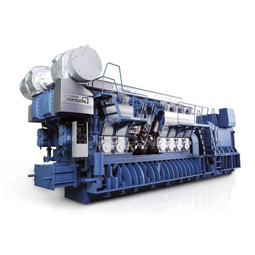Motore diesel - H32/40 series - Hyundai Heavy Industries-Marine Engine - a benzina / multicilindro / per gruppo elettrogeno