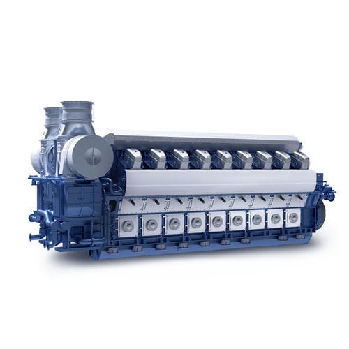 Motore diesel - H46/60V series - Hyundai Heavy Industries-Marine Engine - a benzina / multicilindro / turbo