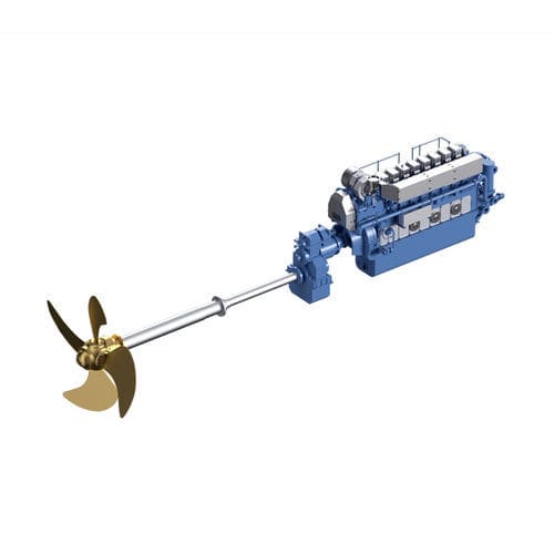 Motore diesel - H25/33P - Hyundai Heavy Industries-Marine Engine - per applicazioni marine / Tier 2 / Tier 3