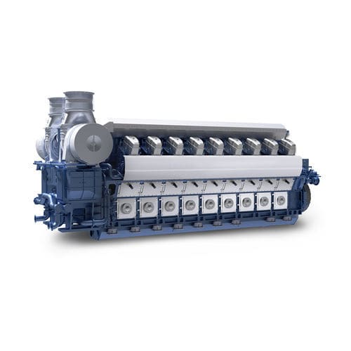 Motore diesel - H46/60VP - Hyundai Heavy Industries-Marine Engine - multicilindro / per applicazioni marine / Tier 2