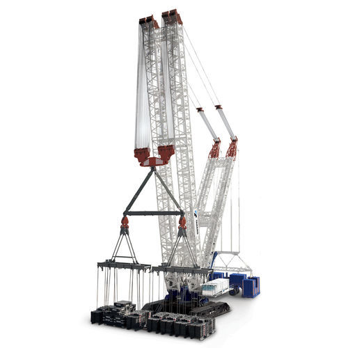 Gru cingolata - CC 88.3200-1 TWIN - TADANO FAUN - con braccio / a torre / per cantiere