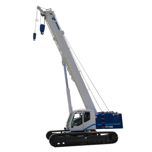 Gru cingolata - GTC-350 - TADANO FAUN - con braccio / telescopica / per cantiere