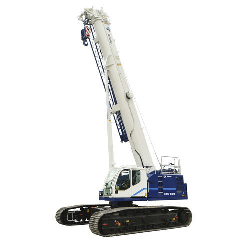 Gru cingolata - GTC-550 - TADANO FAUN - con braccio / telescopica / per cantiere