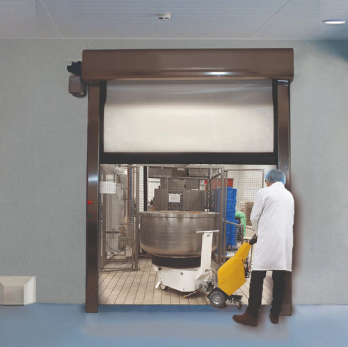 Porta in acciaio inossidabile - DYNAMICROLL® DYNADRY - B.M.P. srl - in PVC / per interno / industriale