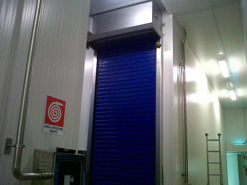 Porta ad avvolgimento - DYNAMICROLL® FRIGO 1 - B.M.P. srl - per cella frigorifera / per interno / industriale