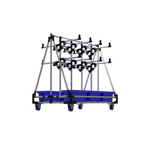 Scaffalatura per magazzino di stoccaggio - Scaglia Indeva - modulare / mobile / per scatole