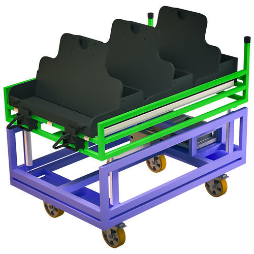 Carrello da officina - Scaglia Indeva - a forte carico / ad uso industriale / su misura