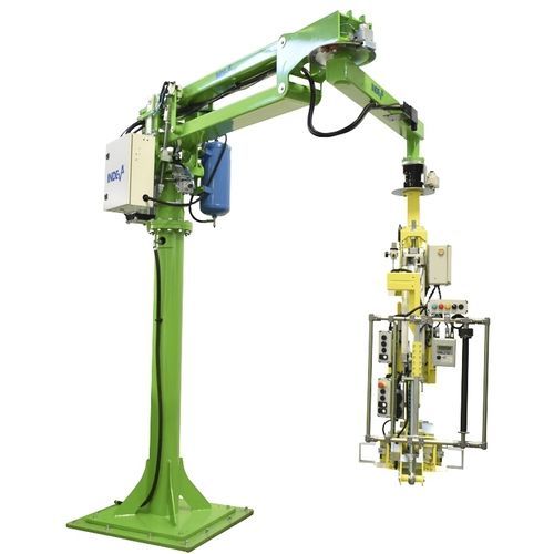 Manipolatore pneumatico - PN 400 - Scaglia Indeva - con presa / per movimentazione di bobine / a colonna