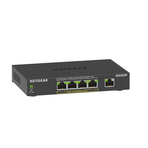 Switch Ethernet non gestibile - GS305Pv2 - NETGEAR - 8 porte / Ethernet gigabit / con connessione wirelss