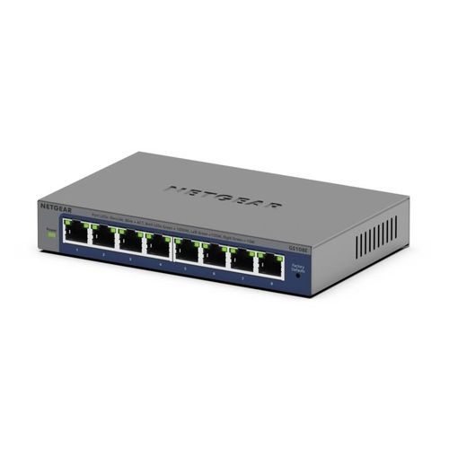 Switch Ethernet non gestibile - GS108E - NETGEAR - 8 porte / Ethernet gigabit / a parete