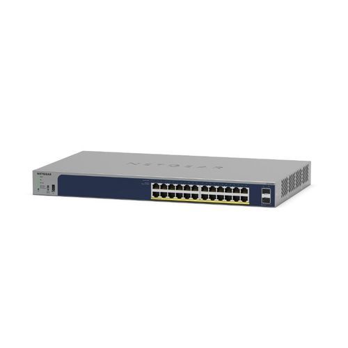 Switch Ethernet intelligente - GS724TPPv3 - NETGEAR - 24 porte PoE / Ethernet gigabit / standard