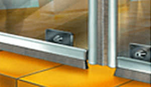 Spazzola a listello - Stribo verre H / Stribo verre V - TRIBOLLET - per sigillatura / per guidare / per pulire