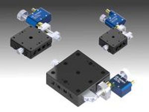 Piastra di posizionamento lineare - TSD-X-PDM - Optosigma Corporation - piezoelettrica / 1 asse / per struttura in acciaio