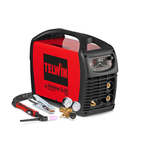 Macchina saldatrice TIG - TECHNOLOGY TIG 202 AC/DC + ACC - TELWIN - ad arco / ad impulso / MMA