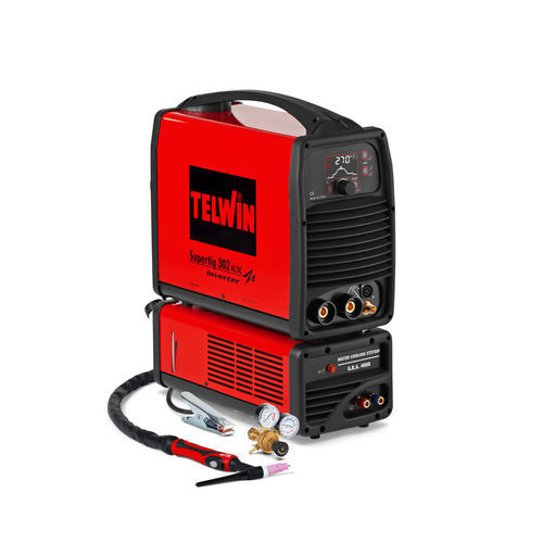 Macchina saldatrice TIG - SUPERTIG 302 AC/DC AQUA + ACC - TELWIN - ad arco / ad impulso / MMA
