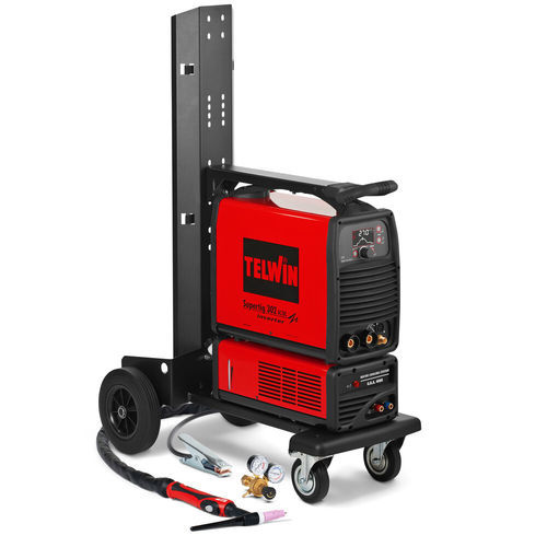 Macchina saldatrice TIG - SUPERTIG 302 AC/DC AQUA + ACC - TELWIN - ad arco / ad impulso / MMA