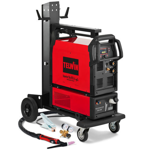 Macchina saldatrice TIG - SUPERIOR TIG 422 WAVE AC/DC AQUA - TELWIN - ad arco / ad impulso / MMA