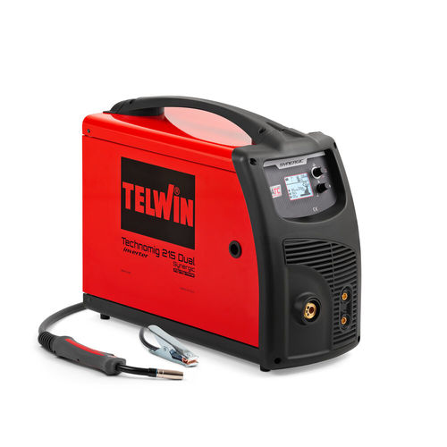 Macchina saldatrice MIG - TECHNOMIG 215 DUAL SYNERGIC - TELWIN - TIG / MAG / MMA