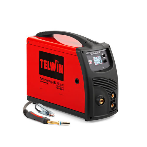Macchina saldatrice MIG - TECHNOMIG 260 DUAL SYNERGIC - TELWIN - TIG / MAG / ad arco