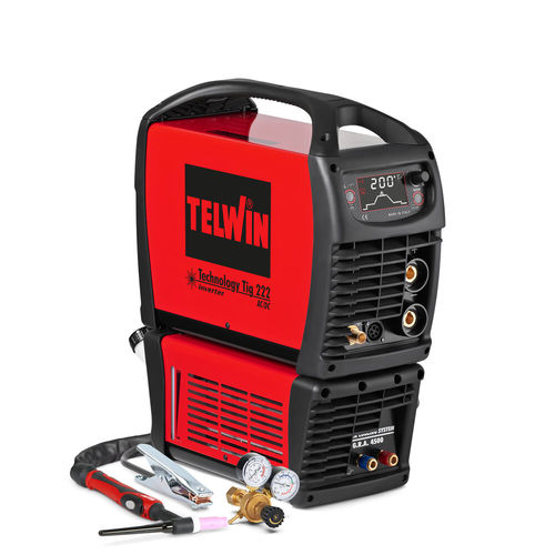 Macchina saldatrice TIG - TECHNOLOGY TIG 222 AC/DC AQUA - TELWIN - ad arco / ad impulso / MMA