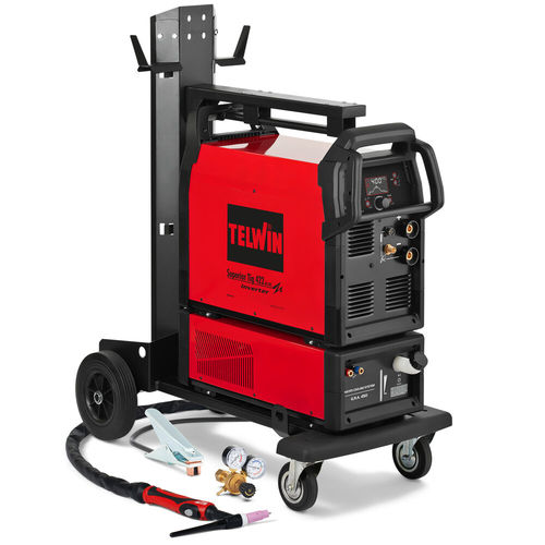 Macchina saldatrice TIG - SUPERIOR TIG 422 AC/DC AQUA + ACC - TELWIN - ad impulso / MMA / a punti