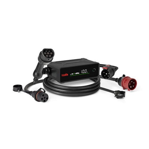 Stazione di ricarica per veicolo elettrico - MASTERCHARGE FLEX 22 - TELWIN - AC / portatile / con 2 cavi di carica