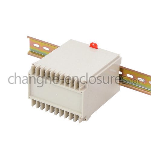 Scatola per guida DIN - 15-2 - CHANGHE - modulare / in ABS / in PA