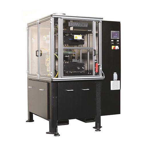 Macchina saldatrice a piastra riscaldante - HV-15 - Branson Ultrasonics - automatica / per plastica / compatta