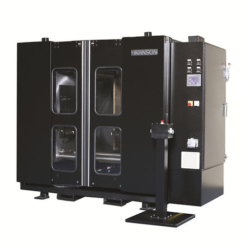 Macchina saldatrice a piastra riscaldante - HH42A - Branson Ultrasonics - automatica / compatta / idraulica