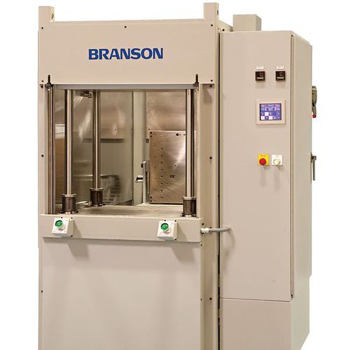 Macchina saldatrice a piastra riscaldante - HH24A - Branson Ultrasonics - automatica / compatta / idraulica