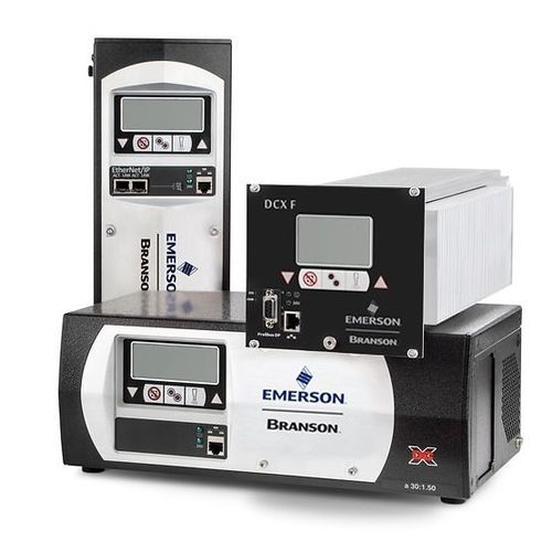Generatore per saldatura ad ultrasuoni - DCX series - Branson Ultrasonics - per acciaio inossidabile / per alluminio / con schermo integrato