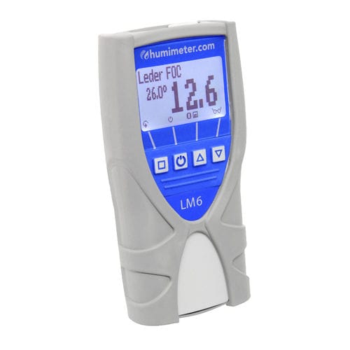 Misuratore di umidità per cuoio - LM6  - Messtechnik Schaller - capacitivo / con display digitale / portatile