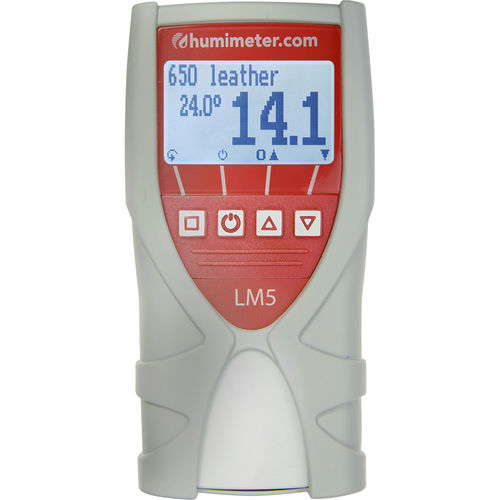 Misuratore di umidità per cuoio - LM5 - Messtechnik Schaller - capacitivo / con display digitale / palmare