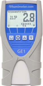 Misuratore di umidità per calcestruzzo - GE1 - Messtechnik Schaller - con display digitale / portatile