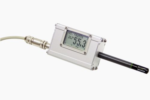 Trasmettitore di umidità relativa - LF-TD   - Messtechnik Schaller - installato su condotto / con misura di temperatura
