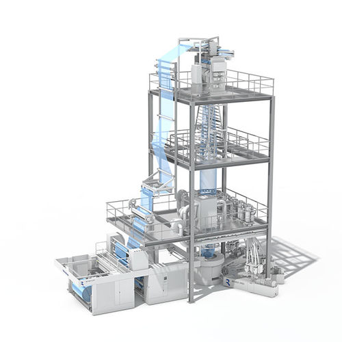 Linea di estrusione film soffiato - EVO Bio - Reifenhäuser Extrusion Technology GmbH & Co. KG - per termoplastici / per automobile / per fogli agricoli