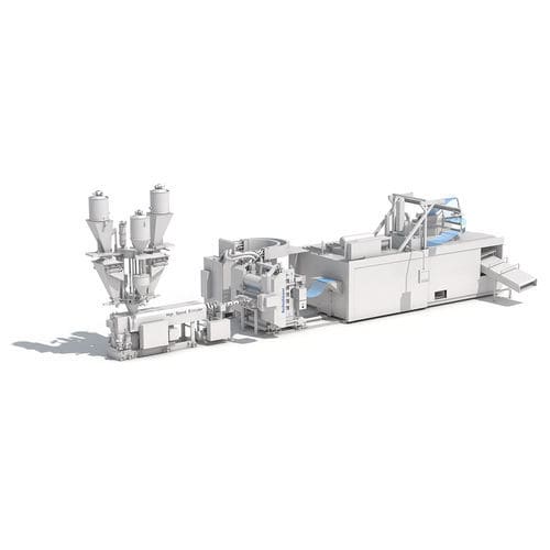 Linea di estrusione film cast - MIREX  - Reifenhäuser Extrusion Technology GmbH & Co. KG - di riciclaggio di materie plastiche / per termoplastici / per pellicola di termoformatura