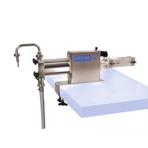 Riempitrice semiautomatica - AH-P - GEPAS mbH - multicontenitore / per bottiglie / per sacchetti